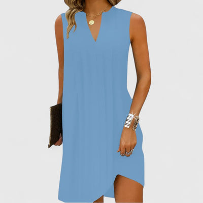 Clarhild™ | Elegantní lichotivé šaty s výstřihem do V
