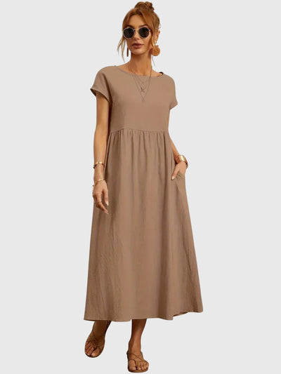 Giselle™ - Lehká šatová šaty s kapsami