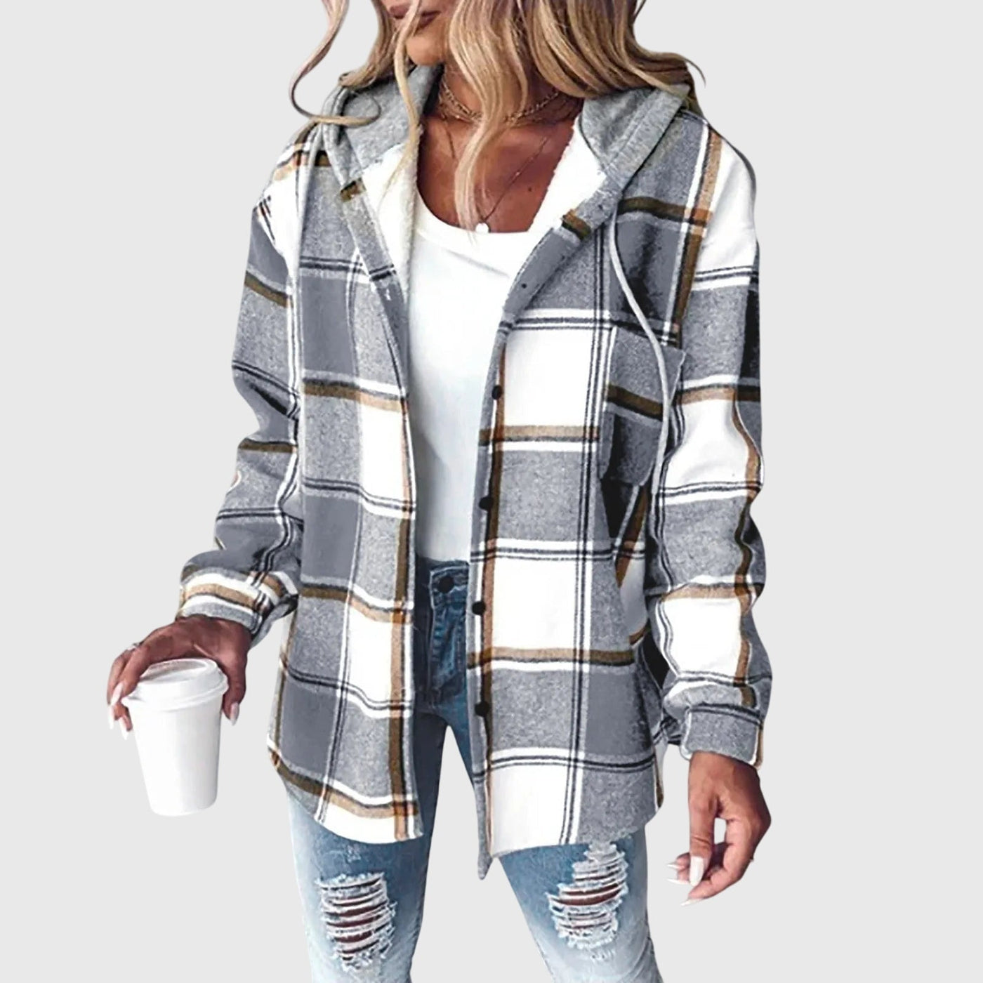 Martina™ | Dámská bunda s knoflíkovým zapínáním a síťovinou