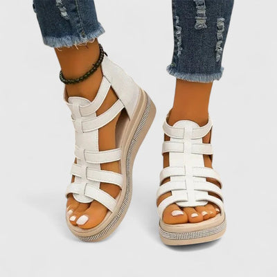 Kendall | Ortopedické sandály se strass kamínky